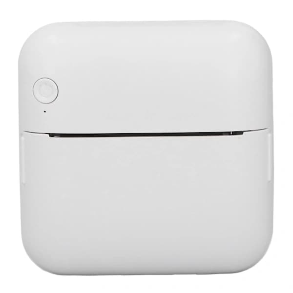 Mini printer Hvid Mini lomme printer Bluetooth Termisk etiket P