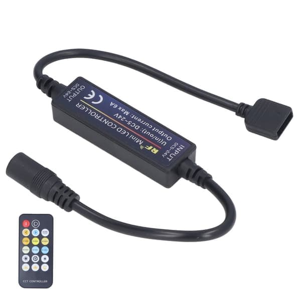 Mini RF-dæmperkontrol LED farvetemperaturkontrol 17 nøgler Strip Light Controller