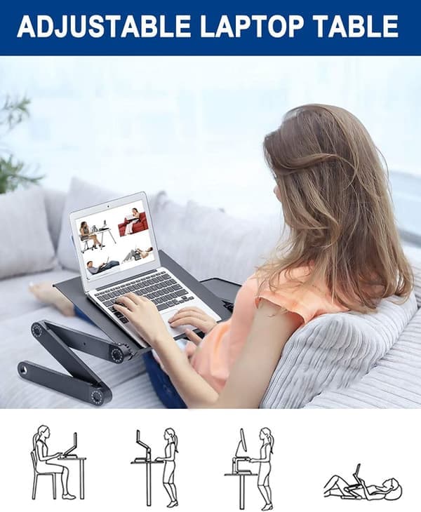 Multifunktionellt Laptopbord med Musmatta