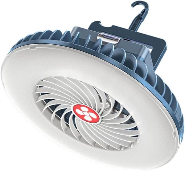 Blæser - Genopladelig Teltblæser - Bærbar LED-Campinglampe