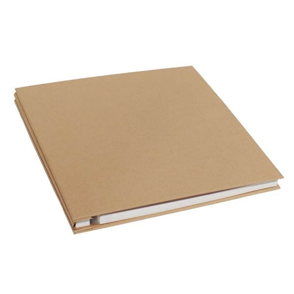 Fotoalbum med 20 ark til fotostrimler - Fars Dags-gave, ungdomsminder, selvklæbende fotoalbum, DIY, hvid, 12 tommer*QN