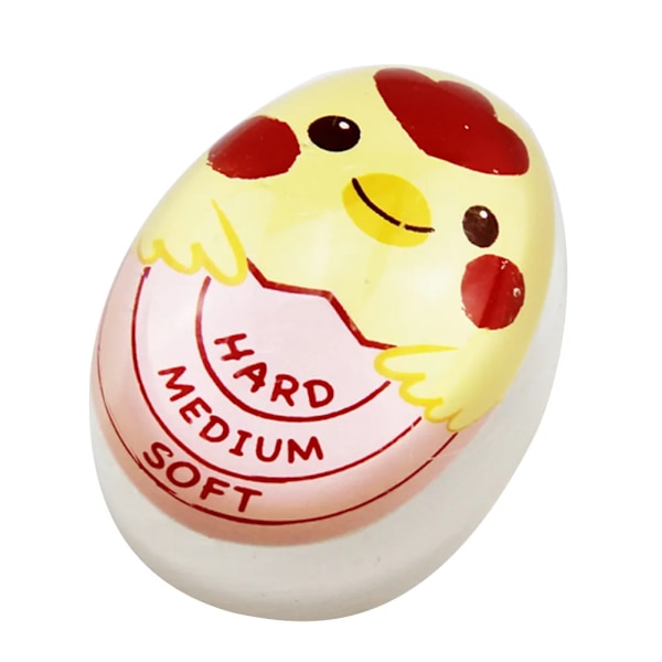 QU. Fargeendrende Egg Timer for Kokte Egg Kjøkken Matlaging Yummy Alarm Egg Kokt Verktøy Miljøvennlig Resin Timer for Kjøkken