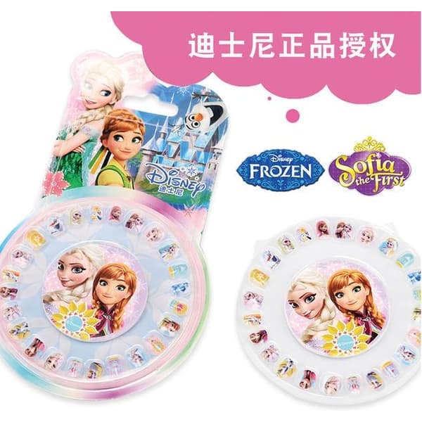24 kpl Frozen-kynsitarroja Kynsikoriste Tarrat_qq