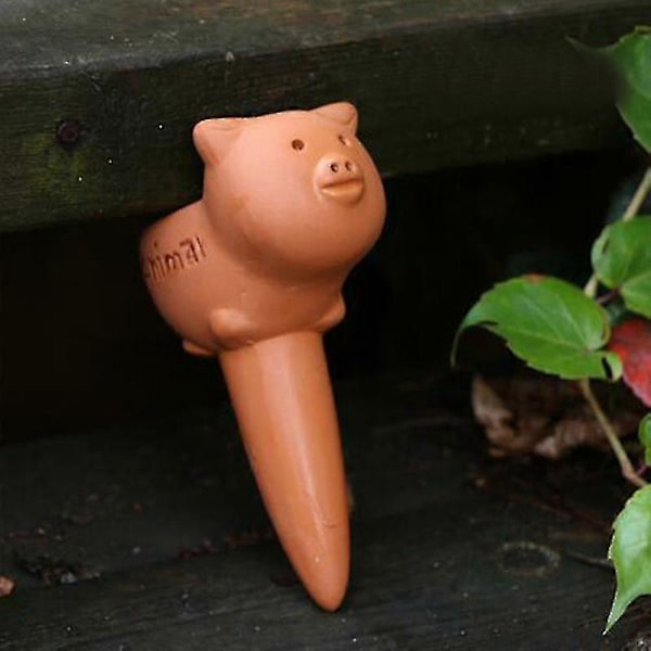 Automatisk Vandingsenhed, 2 Pak Keramiske Selvvandingsspyd Vandingskugler Havevander Drypvanding_FO Pig