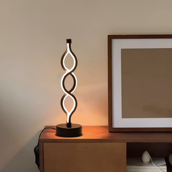 Bedroom Bedside Lamp - Table Lamp - 3-Color LED Desk Lamp - with USB Plug and Dimming