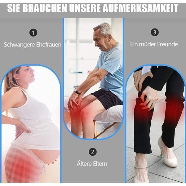 Knäkudde for sidesovere, ortopedisk pute med memory foam