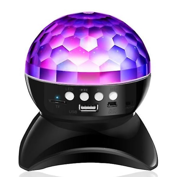 \"QD\" RGB Discolampe DJ-lampe Fødselsdagsfest Lysdekorationer Kugleprojektor