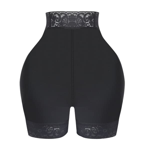 Shapewear-shorts med blondekant for rumpeforming