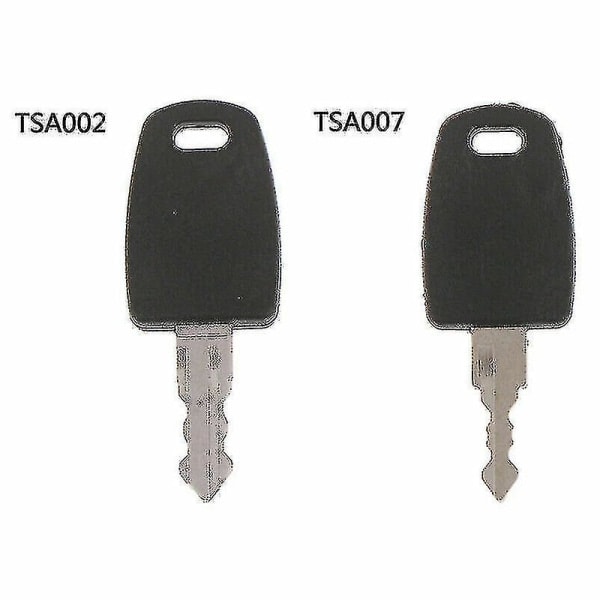 QD-Monitoimi Tsa002 007 Avainpaketti Matkatavara Tulli Tsa Lukituspainikkeet (2 kpl)