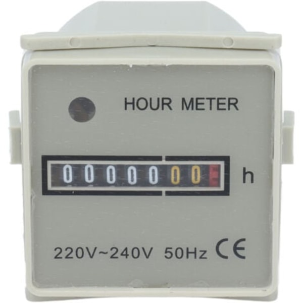 QU/Timräknare Mekanisk timräknare Industriell timer med indikator HM‑2/UWZ48 220‑240V 0.3W