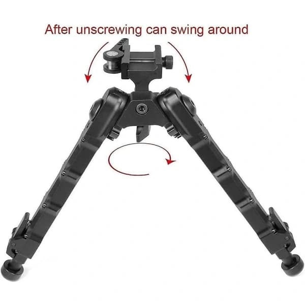 Patinny Bipod Gevær Luftgevær Airsoft Bipod Udtrækkelig Svingbar