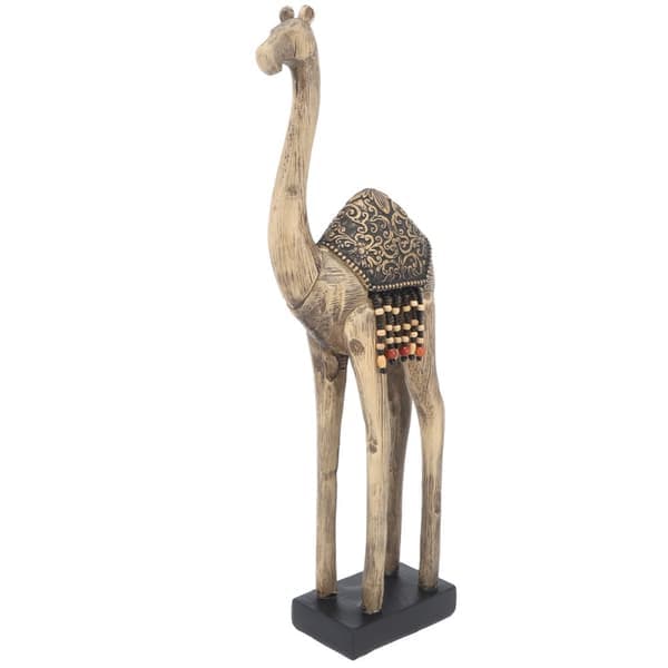 Kamelstatue Kunstnerisk Kamel Skrivebordsskulptur Harpiks Kamelstatue Hjemmedekorasjon Ornament