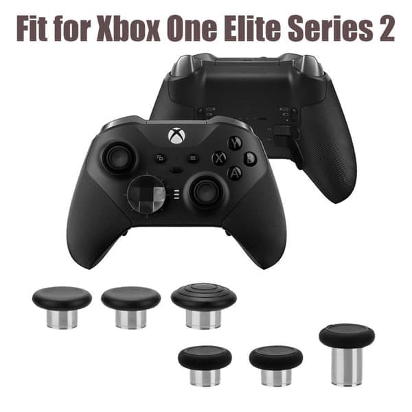Tommelfingergreb til spilcontroller til Xbox One Elite Series 2 6-pak Sort Xbox One Elite / Xbox Elite Series 2