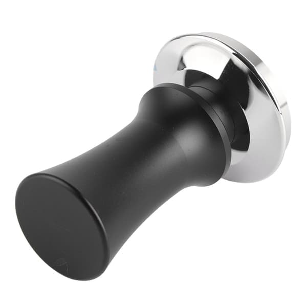 Kaffe Tamper Rustfrit Stål 58mm - Konstant Tryk Espresso Presse Hammer - Sort