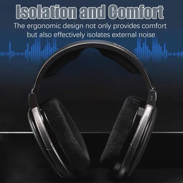 Øreputer for Sennheiser Game ONE G4ME Zero HD380PRO Svart