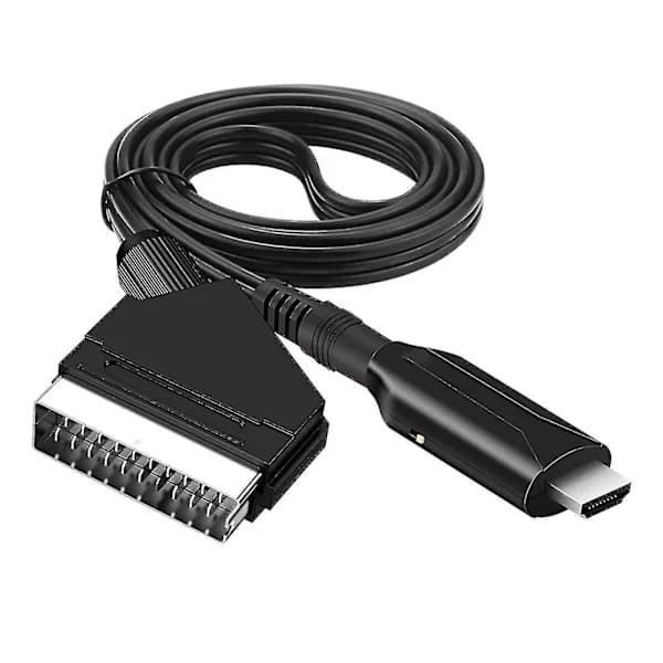 Scart–HDMI-kaapeli – Scart–HDMI-sovitin – All-in-one Scart–HDMI-ääni- ja videomuunnin 1080p/720p
