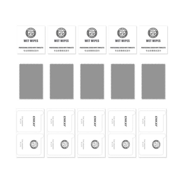 \"QD\"ENKAY 5-pack Härdat Glas Skärmskydd för Samsung Galaxy S24 FE