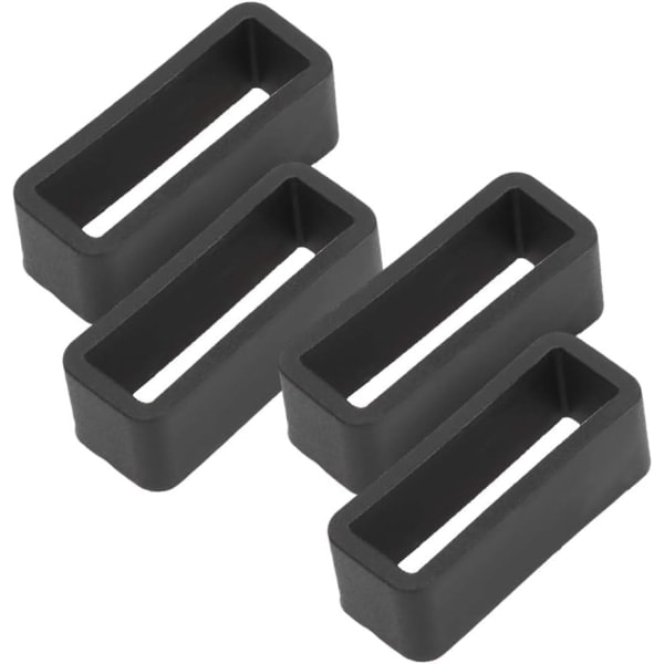 QU/4 kpl vaihto silikoniranneke turvasoljella, rannekoru missä tahansa pituudessa, pehmeät rannekkeet (20 mm)