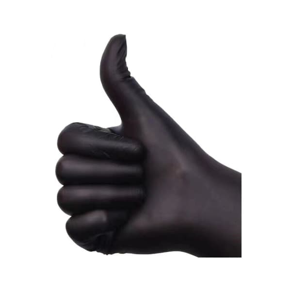 X* Sorte Nitrilhandsker - 100 engangs PVC-handsker