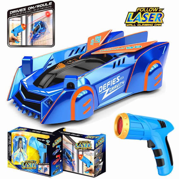 Ny Hot Zero Gravity Laser, Laserstyrd Väggbil, Väggklättrande Racerbil