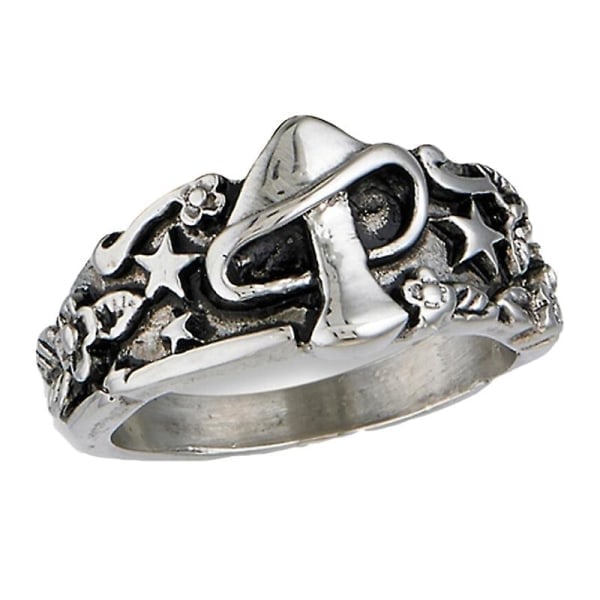 QU/1 st Vintage Multi Element Ring Svamp Blad Stjärnring Finger