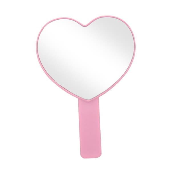 Hjärtformad Spegel - Rosa