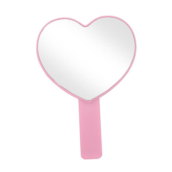 Hjerteformet Speil - Rosa