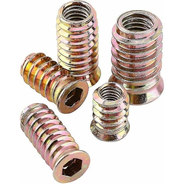 20 stk. M8 zinklegering sekskantmøtrik møtriksæt, zinklegering forsænket møtrik montering (M8x25mm)