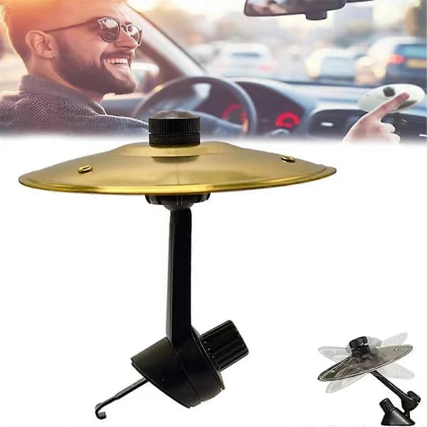Mini Bil Trommecymbal, Clip-on Luftventil Tilbehør, Musikalsk Dekor A