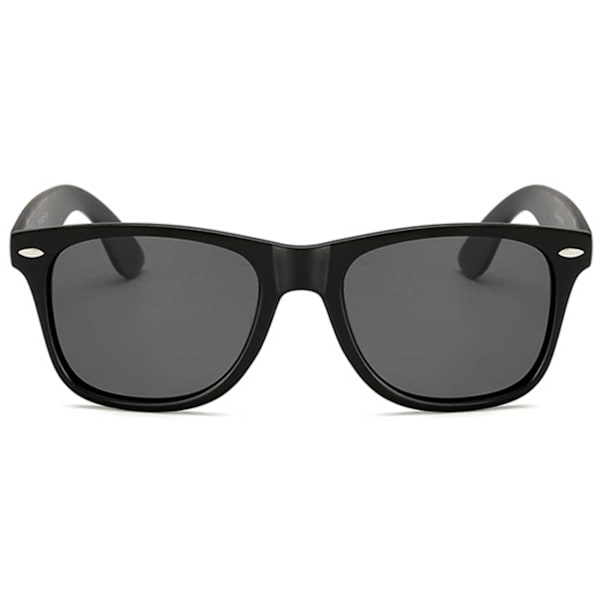 Retro Wayfarer Solbriller Matt Svart{hw}