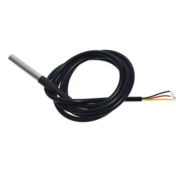 5 x 3 meter kabel DS18B20 vanntett digital temperaturprobe i