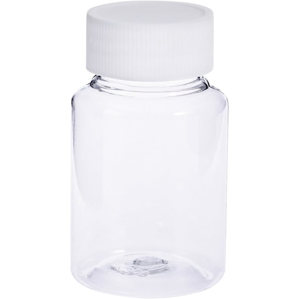 80ml Tomme Plastflasker Klare Flasker for Kjemiske Medikamenter, ZQKLA