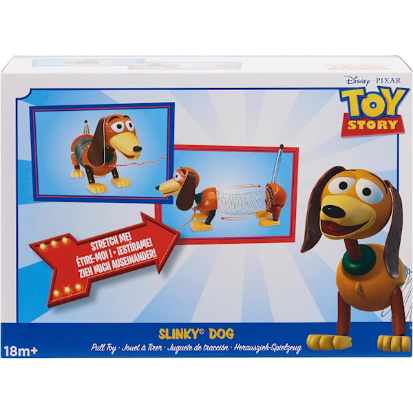Disney Toy Story Slinky Dog Træklegetøj, Gående Fjederlegetøj til Drenge og Piger, Børnelegetøj til børn{F2}