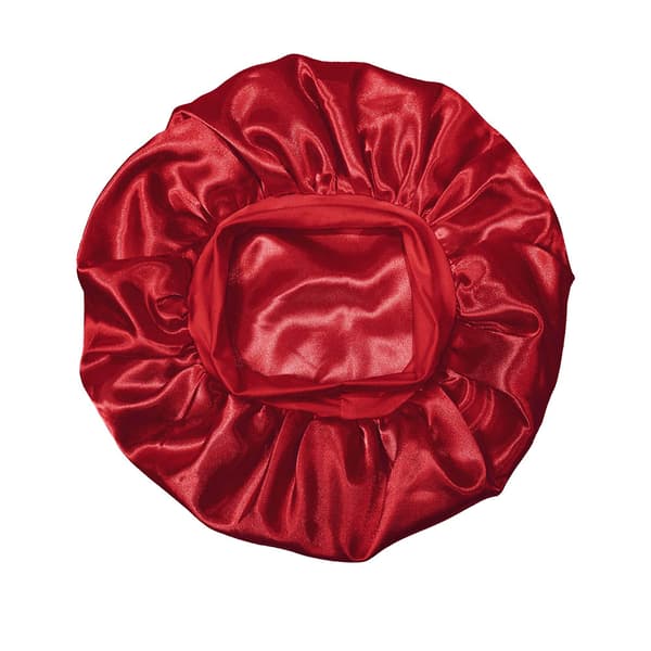 Børns Satin Sovehætte Hårbeskyttelse Bonnet Blød Åndbar Bred Bånd Nathue til Børn*20921 Sort* 20921 Black