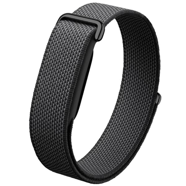 Google Fitbit nailoninen tarranauharanneke Obsidian