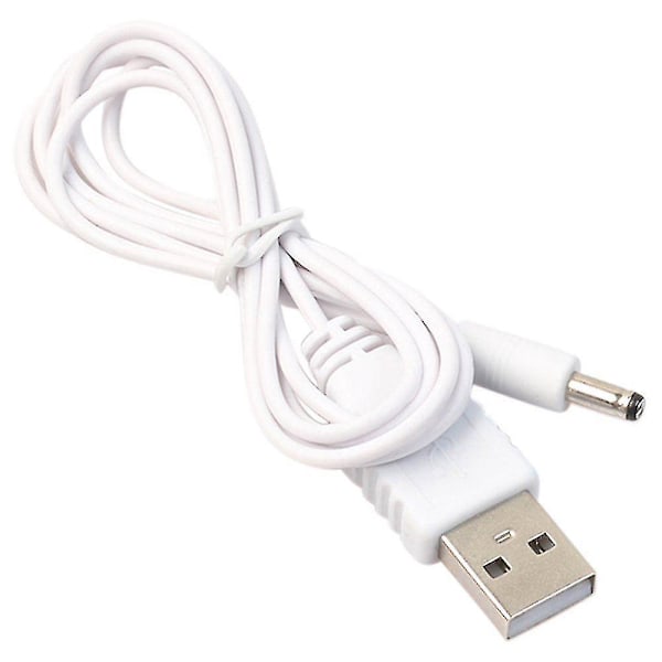 USB opladerkabel til Foreo Luna 3 ansigtsrensebørste, hvid