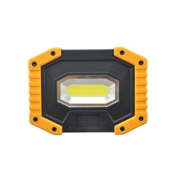 Construction Site LED Floodlight with Portable Lantern USB LED Floodlight for Camping, Construction Site, Garage, Workshop (1 Pack)