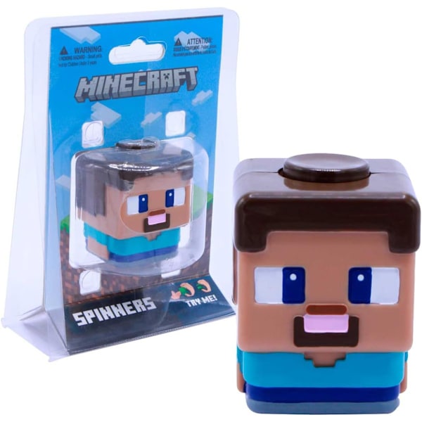 minecraft Min värld perifer fidget spinner dekompressionsleksak dekompressionsartefakt dockprydnader (Steve)