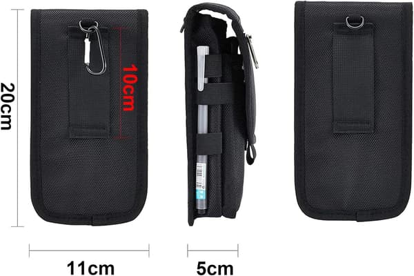 Bæltetaske Telefonetui, Stor Smartphone Taske, Multifunktionel Bæltetaske til Mænd (11*20cm){F2}