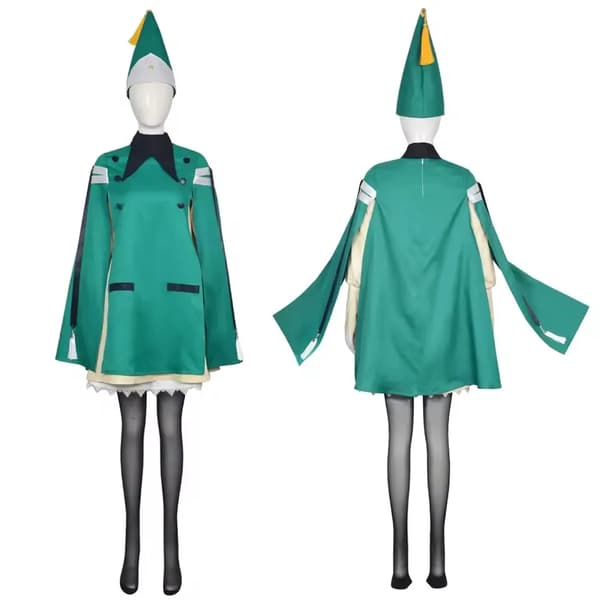 Anime Heksehat Atelier Coco Cosplay Kostume Kappe Kjole Nederdel Hat Strømper Halstørklæde Til Kvinder Piger Qifrey's Atelier Fest Set S
