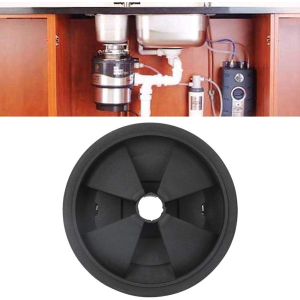 2 stk. silikon søppelkvern-sprutbeskytter, passer til InSinkErator 87 mm ytre diameter, emballasje søppelkvern, erstatning