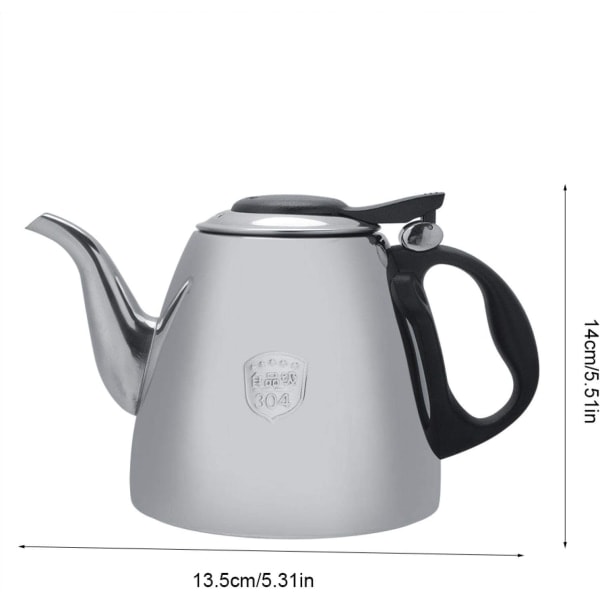Galaxy Home Induktioliesi Kahva Ruostumaton teräs Kahvipannu (1,5L) 1 kpl 1,5l