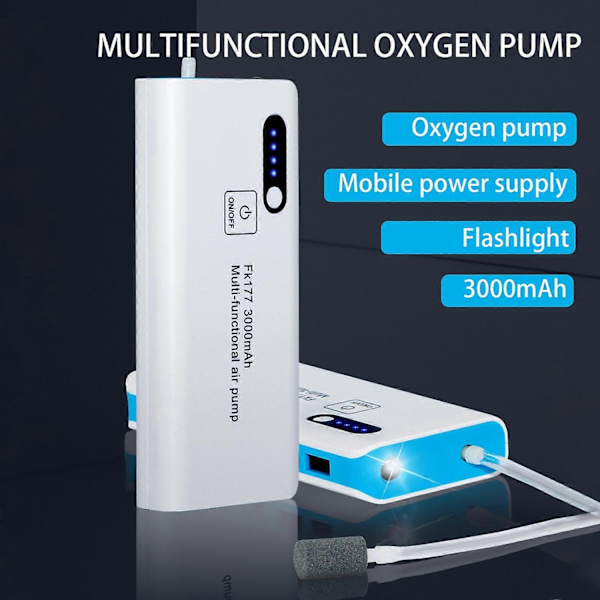 Tyst syrepump för fiske, för nattfiske och levande bete js-WELLNGS