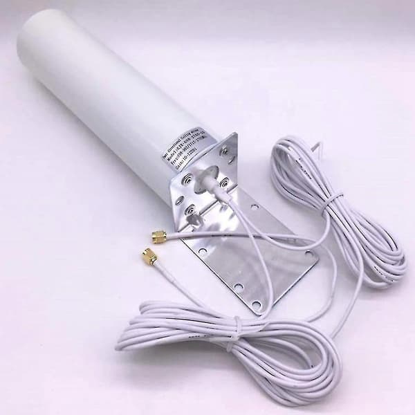 3g 4g LTE udendørsantenne med 5m dobbelt CRC9/TS9/SMA-stik til 3g 4g router modem - Perfekt}F2{