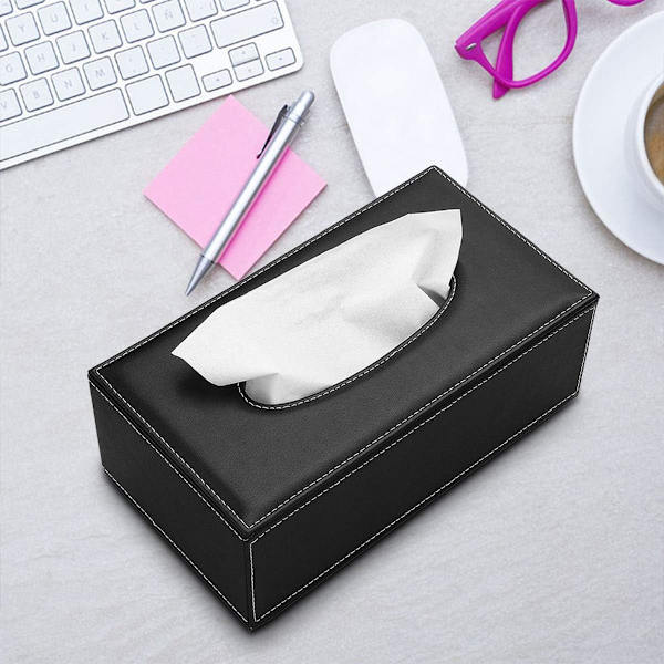 Tissueboks - rektangulær tissueboks - hjemmeoppbevaring - kontor - bildekorasjon - 23,5*12,5cm
