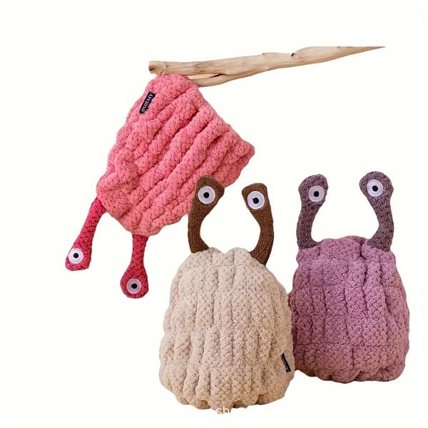 3 stk. dusjhette i korallfleece med skilpaddedesign, hårhåndklehette Hair Drying Cap