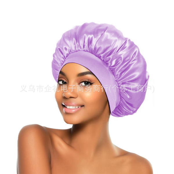 Bred Elastisk Hårinpackning & Sovmössa – Skönhetsdusch & Natthatt**Beige Beige