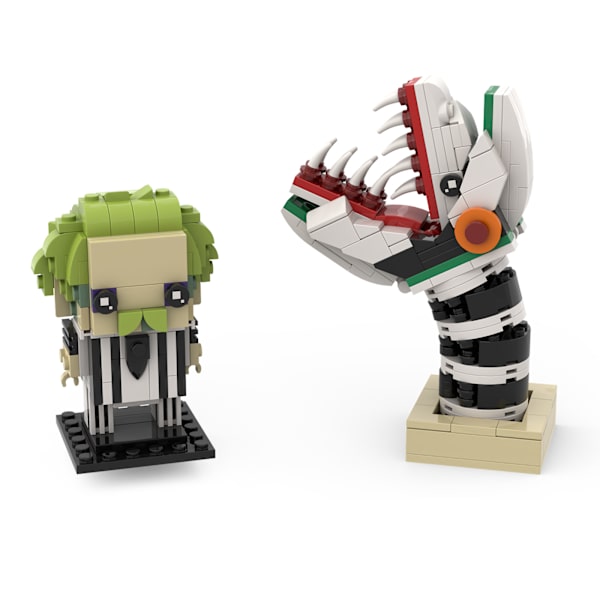 Beetlejuice Frammanad Orm Byggklossar – Spök Magiker Modell Byggset