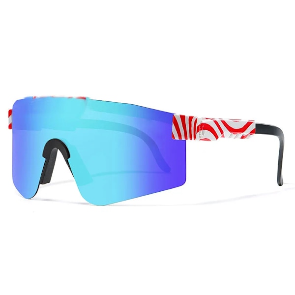 Twooo 1147 Vipers Solbriller Designer Oversized Cykelbriller Mænd Udendørs Sports Solbriller C21