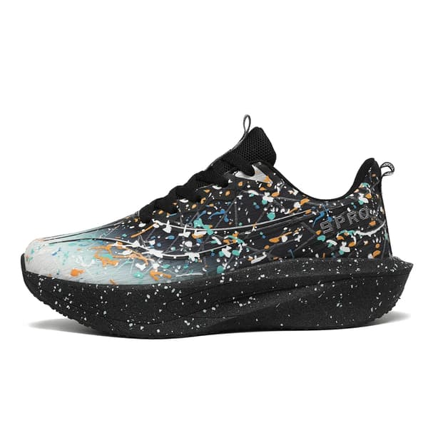 Kvinders Gradient Carbon Plade Stødabsorberende Løbesneakers Åndbare Lette Skridsikre Træningssko 305-black 37